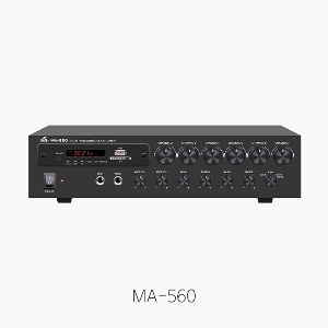 [GNS] MA-560, 출력 6채널 컴팩트 믹싱앰프 / 80W * 6